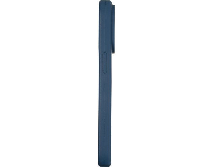 Чехол-силикон оригинал Full Soft Matte Case with MagSafe iPhone 14 Pro Темно-синий