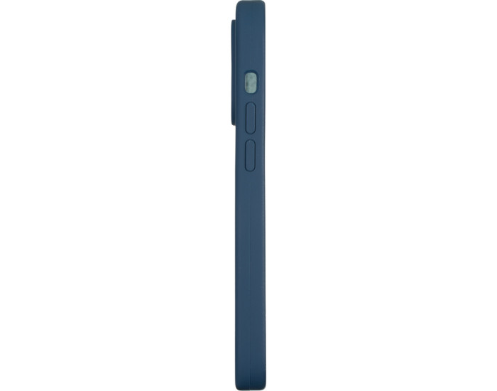 Чехол-силикон оригинал Full Soft Matte Case with MagSafe iPhone 14 Pro Темно-синий