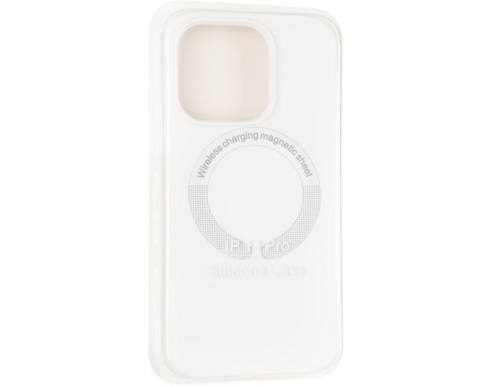 Чехол-силикон оригинал Full Soft Case MagSafe iPhone 14 Pro White