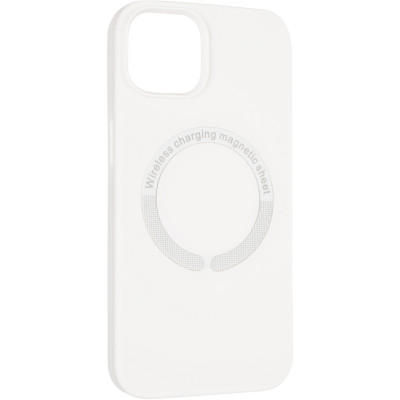 Чехол-силикон оригинал Full Soft Case MagSafe iPhone 14 Pro White