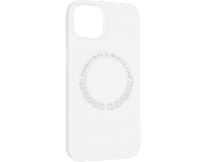Чехол-силикон оригинал Full Soft Case MagSafe iPhone 14 Pro White