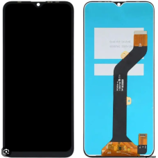 Дисплей з сенсорним екраном (модуль) Infinix Smart 6, чорний, оригінал