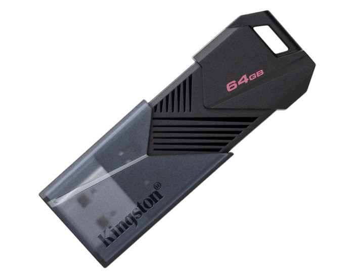 Флешка USB 3.2 Kingston Flash 64Gb DT Exodia Onyx Black