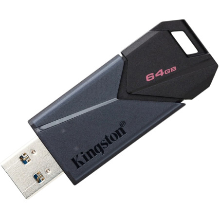 Флешка USB 3.2 Kingston Flash 64Gb DT Exodia Onyx Black