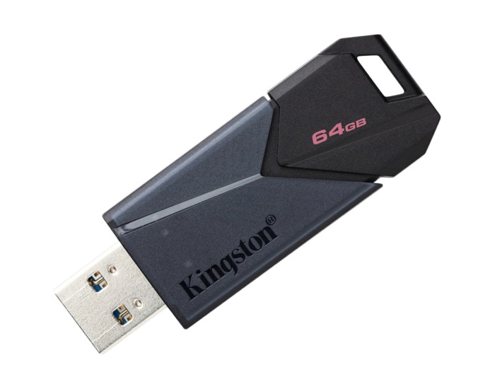 Флешка USB 3.2 Kingston Flash 64Gb DT Exodia Onyx Black