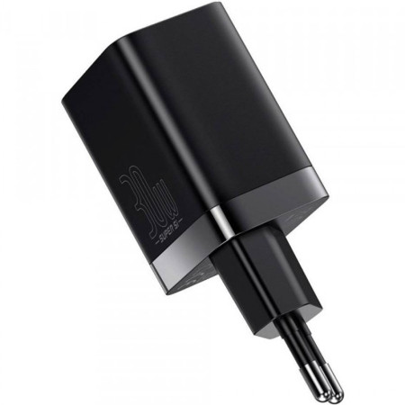 Сетевое зарядное устройство Baseus Super Si Pro Quick Charger 30W (USB-A + Type-C) (CCSUPP-E01) Black