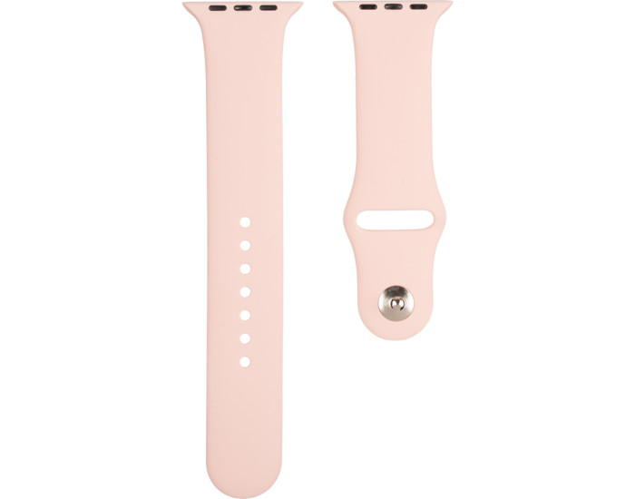 Силиконовый ремешок для Apple Watch Series 42 / 44 / 45 / 49 mm (Pink Sand)