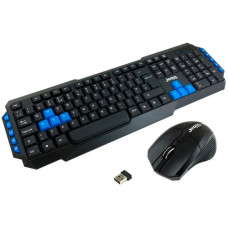 Комплект (клавиатура + мышь) JEDEL WS880 беспроводной, Black