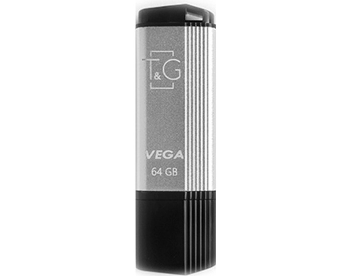 Флешка USB T&G 64Gb Vega 121 Silver