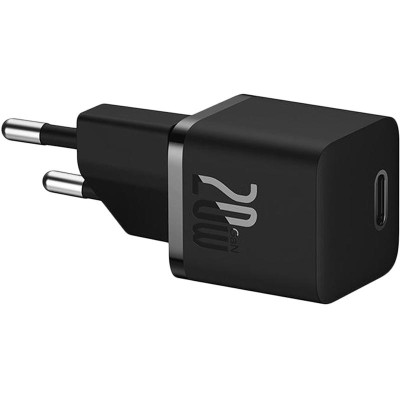 Сетевое зарядное устройство Baseus GaN5 20W 1Type-C (CCGN050101) (Черный \ Black)