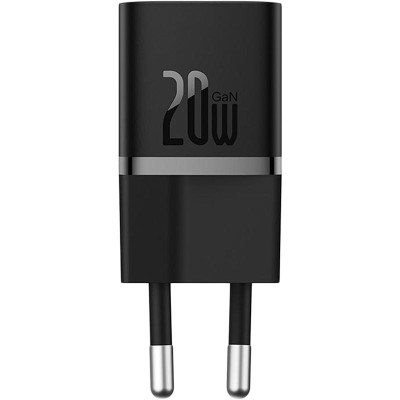Сетевое зарядное устройство Baseus GaN5 20W 1Type-C (CCGN050101) (Черный \ Black)