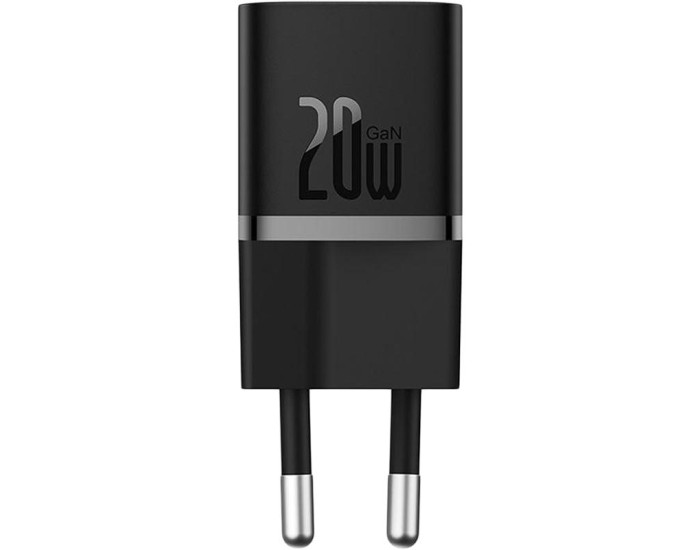 Мережеве зарядний пристрій Baseus GaN5 20W 1Type-C (CCGN050101) (Чорний  Black)