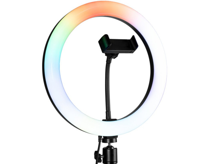 Кольцевая лампа Gelius Pro Blogger Set Life Hack Tune RGB GP-BS003