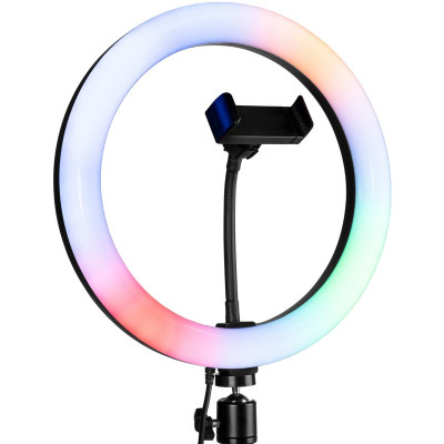 Кольцевая лампа Gelius Pro Blogger Set Life Hack Tune RGB GP-BS003