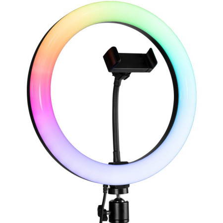Кольцевая лампа Gelius Pro Blogger Set Life Hack Tune RGB GP-BS003