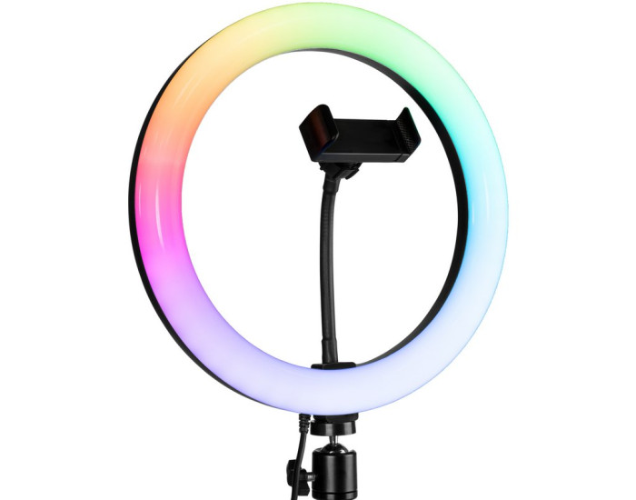 Кольцевая лампа Gelius Pro Blogger Set Life Hack Tune RGB GP-BS003