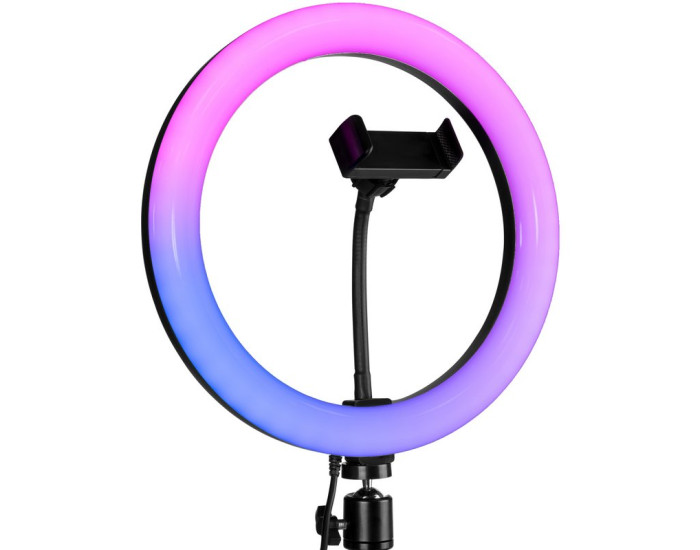 Кольцевая лампа Gelius Pro Blogger Set Life Hack Tune RGB GP-BS003