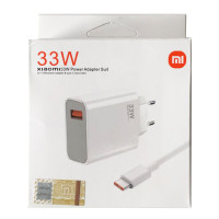 Сетевое зарядное устройство Xiaomi (OR) 33W с кабелем Type-C to Type-C