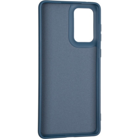 Чехол-силикон оригинал Full Soft Matte Samsung A736 A73. Dark Blue