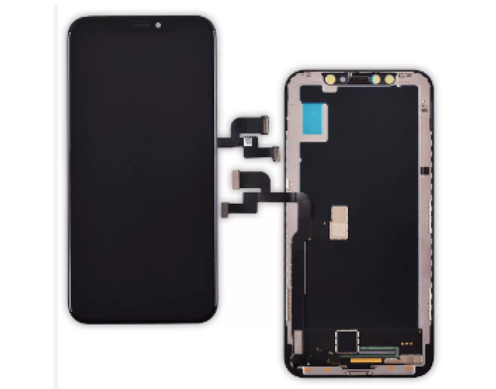 Дисплей з сенсорним екраном (модуль) iPhone X, чорний, TFT, YOUDA