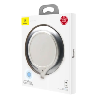 Бездротова зарядка Baseus Metal Wireless Charger (WXJS-S2) (Silver/White)