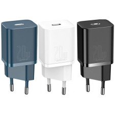 Мережеве зарядний пристрій Baseus Super Si Quick Charger 1C 20W EU (CCSUP-B03) Blue