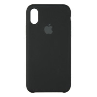 Чехол-силикон оригинал Soft Matte iPhone XS Max Black