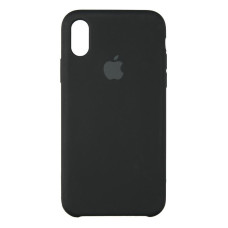 Чехол-силикон оригинал Soft Matte iPhone XS Max Black