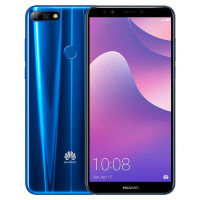 Чехол-силикон Fashion Huawei Y7 / Y7 Prime Blue