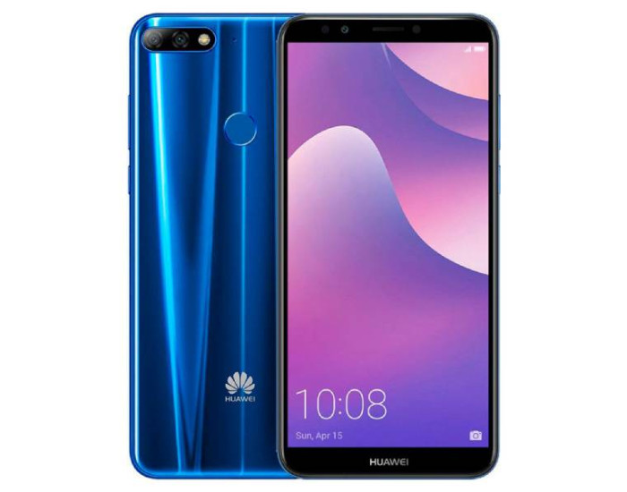 Чехол-силикон Fashion Huawei Y7 / Y7 Prime Blue
