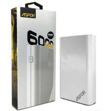 Портативная батарея (Power Bank) Aspor A343 6000mAh White