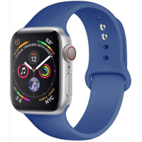 Силиконовый ремешок для Apple Watch Series 42/44 mm (Синий /Dark Blue)