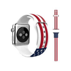Силиконовый ремешок для Apple Watch Series 38/40 mm USA