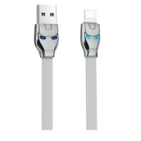 Кабель USB Hoco U14 IronMan lightning (1.2m) Grey