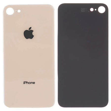 Задняя панель корпуса для iPhone 8, золото (Big Hole)