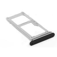 Тримач SIM-карты для Samsung G965F Galaxy S9 Plus, Dual Sim, чорний