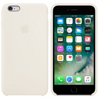 Чехол-силикон оригинал Soft Matte iPhone 6 Plus White