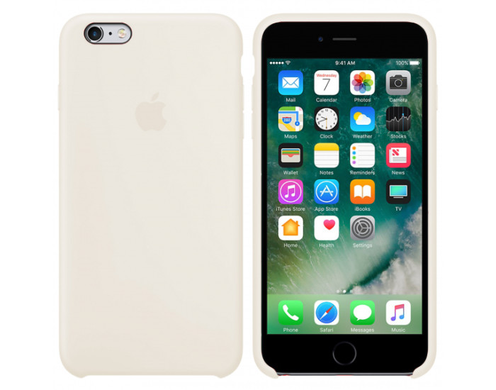 Чехол-силикон оригинал Soft Matte iPhone 6 Plus, White