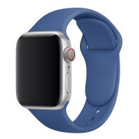 Силиконовый ремешок для Apple Watch Series 38/40 mm (Синий / Dark Blue)