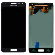 Дисплей з сенсорним екраном (модуль) Samsung A750, Galaxy A7 (2018), чорний, оригінал