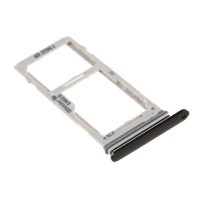 Тримач SIM-карты для Samsung G935FD, Galaxy S7 Edge Duos, чорний