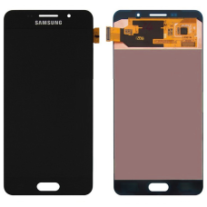 Дисплей з сенсорним екраном (модуль) Samsung A710 Galaxy A7 (2016), чорний, OLED