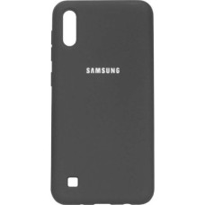 Чехол-силикон оригинал Soft Matte Samsung A105 A10 Black