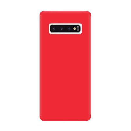 Чехол-силикон оригинал Soft Matte Samsung G973 S10 Red