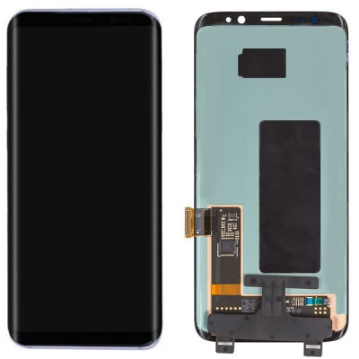 Дисплей з сенсорним екраном (модуль) Samsung G950 Galaxy S8, чорний, переклеювання
