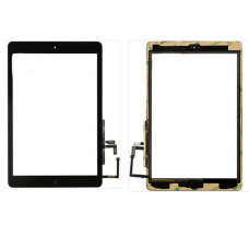 Сенсор iPad 9.7 2017 / iPad 5 Air, A1822 / A1823 / A1474 / A1475 / A1476, с кнопкой меню, черный, оригинал