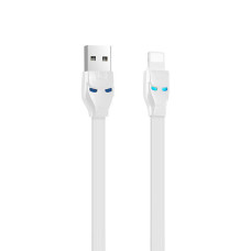 Кабель USB Hoco U14 IronMan lightning (1.2m) White