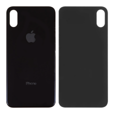 Задняя панель корпуса для iPhone XS Max, стекло камеры, черная