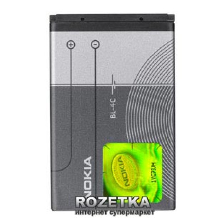 Аккумулятор Volta Nokia BL-4C, 3500c, 5100, 6100, 6101, 6102, 6103, 6125, 6260, 6300, 890 mAh