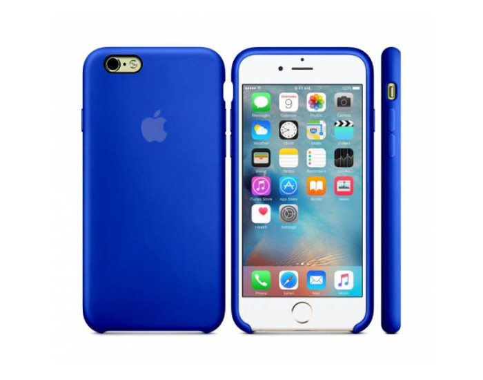 Чехол-силикон оригинал Soft Matte iPhone 6 Plus, Ultra blue